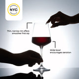 Sidney Red Wine Glasses, 19 oz