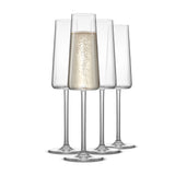 Aura Champagne Glasses, 6 oz