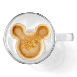 Disney 4-Piece Mickey Mouse 3D Double Wall Glasses