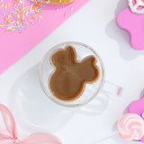 Disney Minnie Mouse 3D Double Wall Glass Mugs, 13 oz