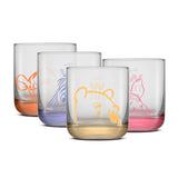 Disney Winnie the Pooh Peekaboo Pals Short Glasses, Set of 4