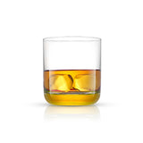 Hue Colored Double Old Fashion Whiskey Glasses, 10 oz