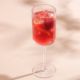 Elle Fluted White Wine Glasses, 11.5 oz