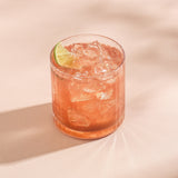 Elle Fluted Cylinder Whiskey Glasses, 9.5 oz
