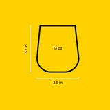 Flow Optic Swirl Short Glasses, 13oz