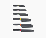 Elevate™ 6-piece Multicolour Knives Set
