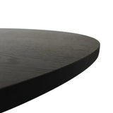 Jones 43" Modern Black Round Dining Table