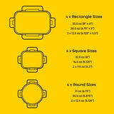 12 Glass Storage Containers with Leakproof Lids Set