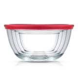JoyFul Large Glass Mixing Bowls with Lids