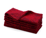 Red Napkins - Floral Napkins
