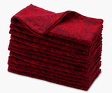 Red Napkins - Floral Napkins