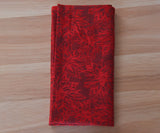 Red Napkins - Floral Napkins