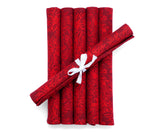 Cotton Placemats Set of 6 - Cloth Placemats