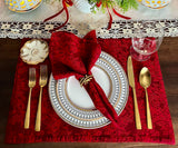 Cotton Placemats Set of 6 - Cloth Placemats