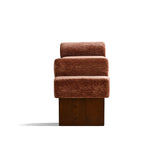 Jasmine 60" Modern Chenille Upholstered Bench