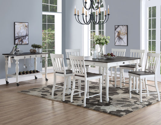Joanna 7 Piece Counter Set (Counter Table & 6 Counter Chairs)
