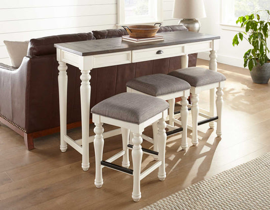 Joanna 4- Piece Sofa Bar Set (Sofa Bar & 3 Counter Stools)