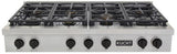 Kucht 48" Inch Gas Sealed Burner Rangetop, KFX489T-K