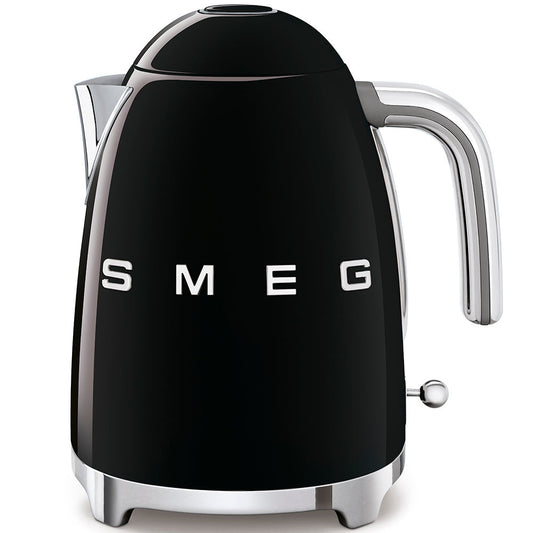 Retro-Style Electric Kettle (7 Cups) - Black