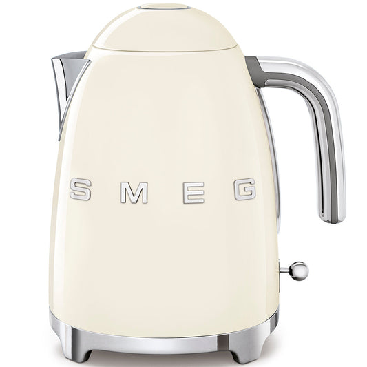 Retro-Style Electric Kettle (7 Cups) - Cream