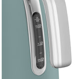 Electric Kettle Retro-style Emerald green Matte