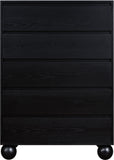 Kent Chest - Elegant Solid Ash Wood Storage Solution with Timeless Design and Luxurious Ball Legs