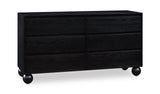 Kent Dresser - Elegant Solid Ash Wood Storage Solution with Timeless Art Deco Design and Luxury Appeal