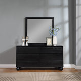 Kent Mirror - Elevate Your Space with a Sleek Art Deco Design Crafted from Solid Ash Wood Elegance
