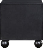 Kent Night Stand - Sleek Ash Wood Design with Elegant Ball Legs for a Timeless Bedroom Upgrade