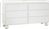 Kent Dresser - Elegant Solid Ash Wood Storage Solution with Timeless Art Deco Design and Luxury Appeal