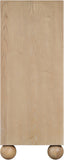 Kent Chest - Elegant Solid Ash Wood Storage Solution with Timeless Design and Luxurious Ball Legs