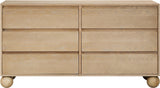 Kent Dresser - Elegant Solid Ash Wood Storage Solution with Timeless Art Deco Design and Luxury Appeal