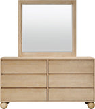 Kent Dresser - Elegant Solid Ash Wood Storage Solution with Timeless Art Deco Design and Luxury Appeal