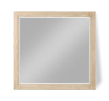 Kent Mirror - Elevate Your Space with a Sleek Art Deco Design Crafted from Solid Ash Wood Elegance