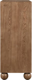 Kent Chest - Elegant Solid Ash Wood Storage Solution with Timeless Design and Luxurious Ball Legs