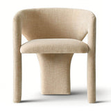 Khloe Modern Chenille Dining Chair with Arms (Set of 4)
