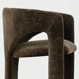 Khloe Modern Chenille Dining Chair with Arms (Set of 4)