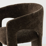 Khloe Modern Chenille Dining Chair with Arms (Set of 6)