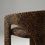 Khloe Modern Leopard Chair with Arms (1-Piece)