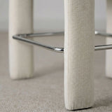 Silver Replacement Footrests for Khloe Counter Stool, Parts Only (2-Pack)