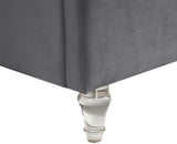 Kira Elegant Acrylic Bed with Deep Button Tufting for a Luxurious and Modern Bedroom Upgrade