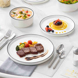 Leah 12 Piece Dinnerware Set