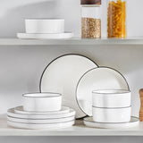 Leah 12 Piece Dinnerware Set for 4