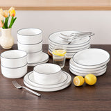 Leah 18 Piece Dinnerware Set for 6
