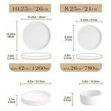 Leah 24 Piece Dinnerware Set