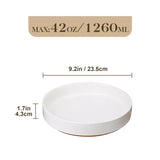 Leah Stoneware Pasta Bowls Set of 4