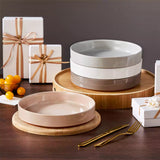 Leah Stoneware Pasta Bowls Set of 4