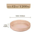 Leah Stoneware Pasta Bowls Set of 4