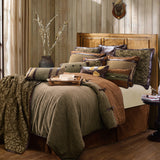 Highland Lodge Tan & Brown Branches Motif Valance