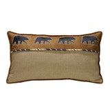 Ashbury Black Bear Lumbar Pillow